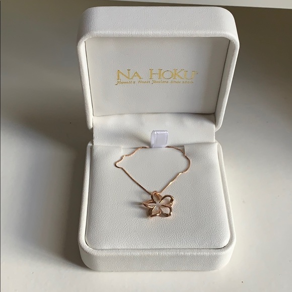 Na Hoku 4k Rose Gold Necklace 